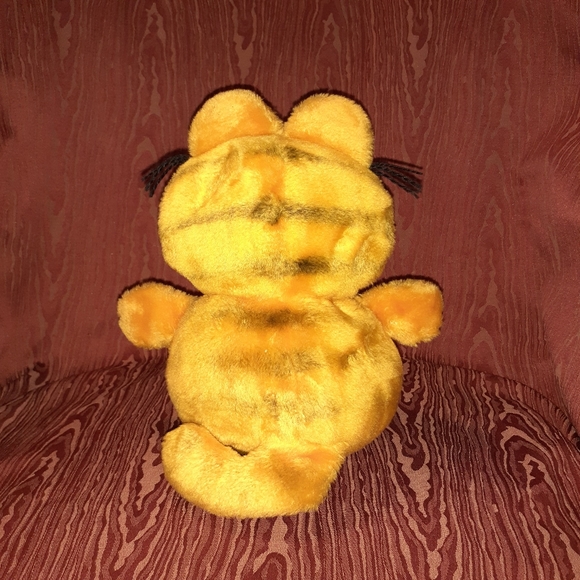Vintage Dankin Garfield Plush Stuffed Animal 1978/1981 Sitting - Picture 4 of 9